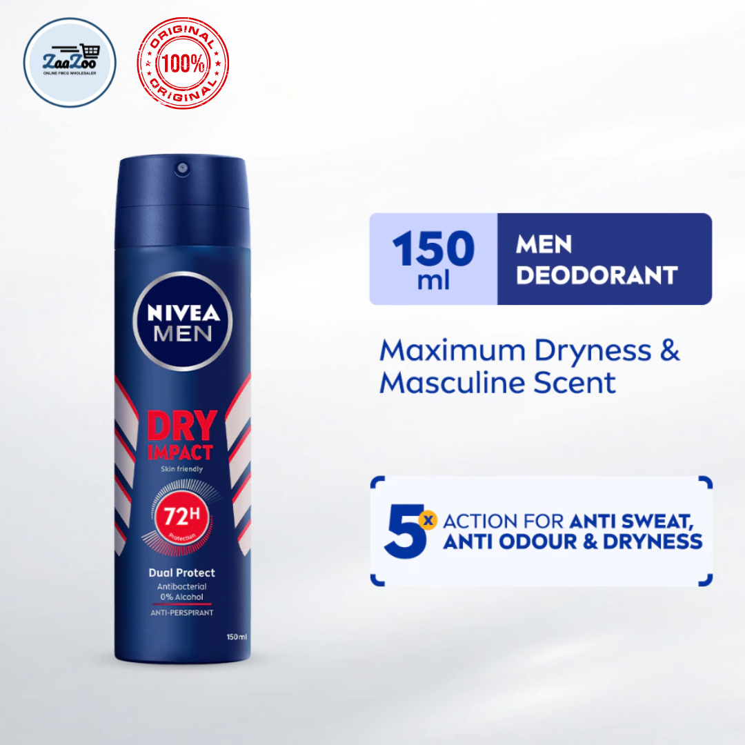 Nivea Men Deodorant Spray 150ml - Dry Impact
