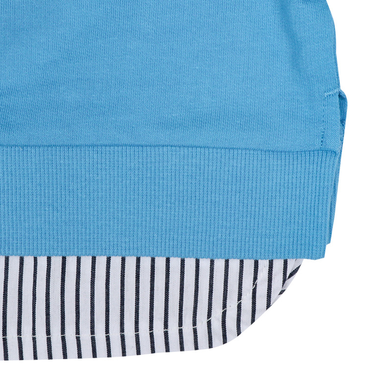 🇯🇵預訂 日本直送🇯🇵史迪仔印花條紋假兩件毛圈衛衣