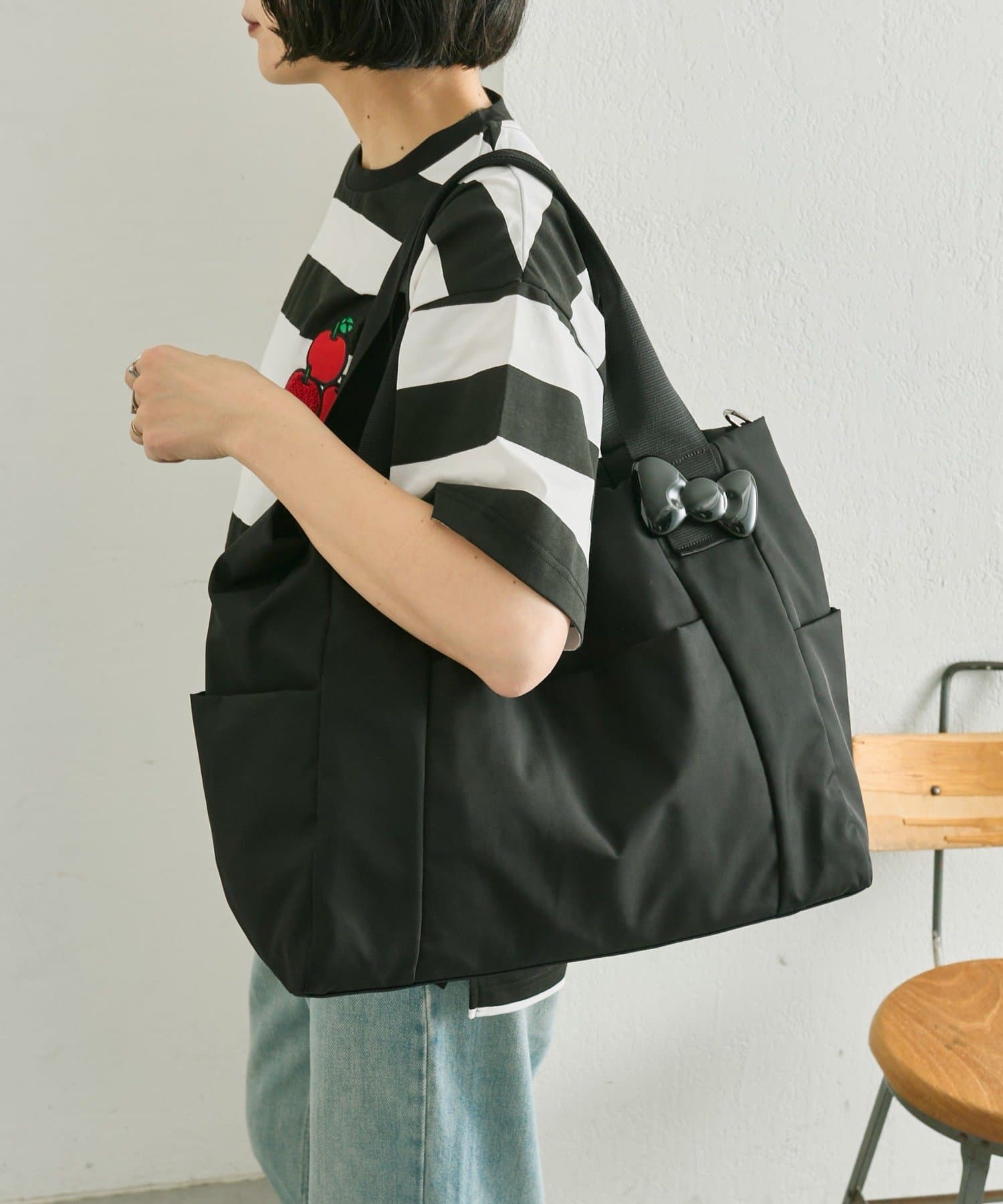 🎀【預訂】Kitty x ear Regin Ribbon bag L
