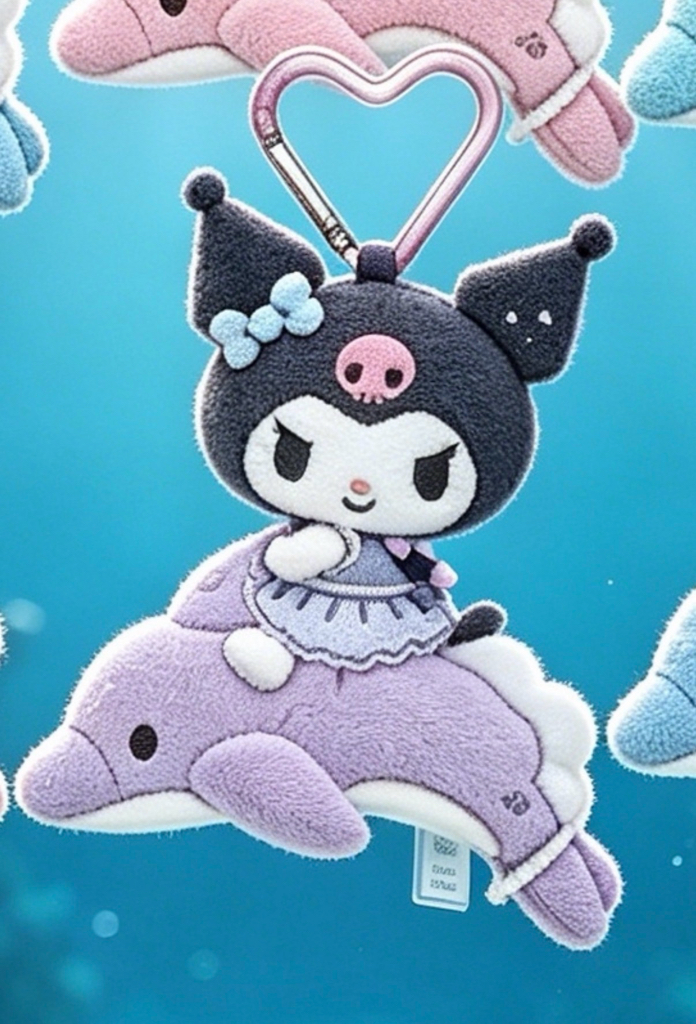 [7月尾到貨]Sanrio 7月新款海豚公仔掛件系列