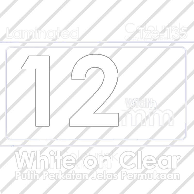 12mm Tze-231 131 631 compatible label tape Label Printer PT-H110 D210 D450 D600 P700 E110VP E300VP P300BT P710 Sticker