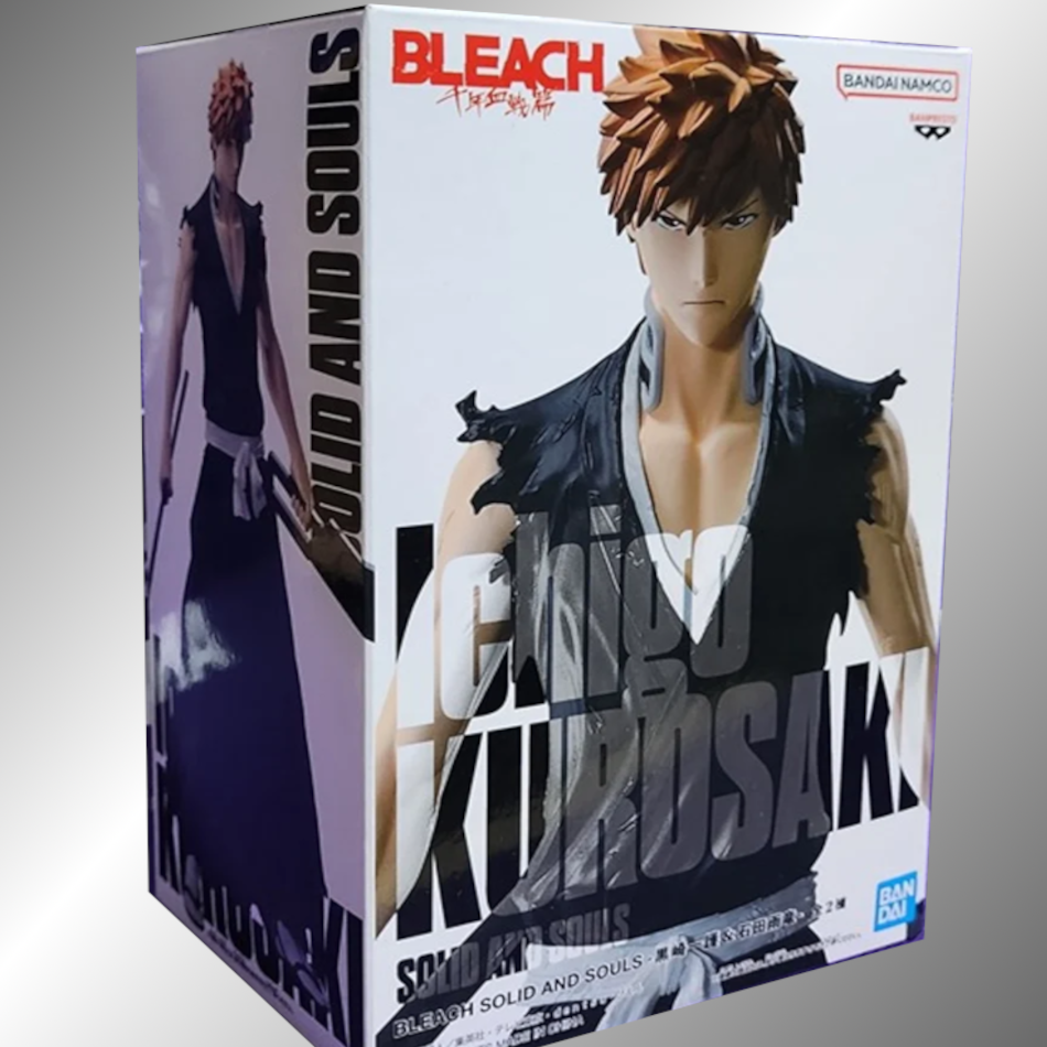 Banpresto, Solid and Souls Figure: Bleach, Ichigo Kurosaki (Ver. A) 死神 黑騎一護