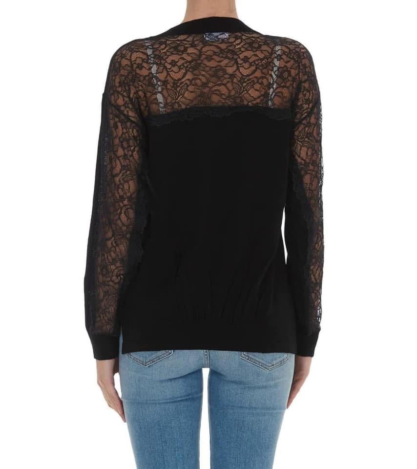 Red Valentino 黑色lace 冷衫