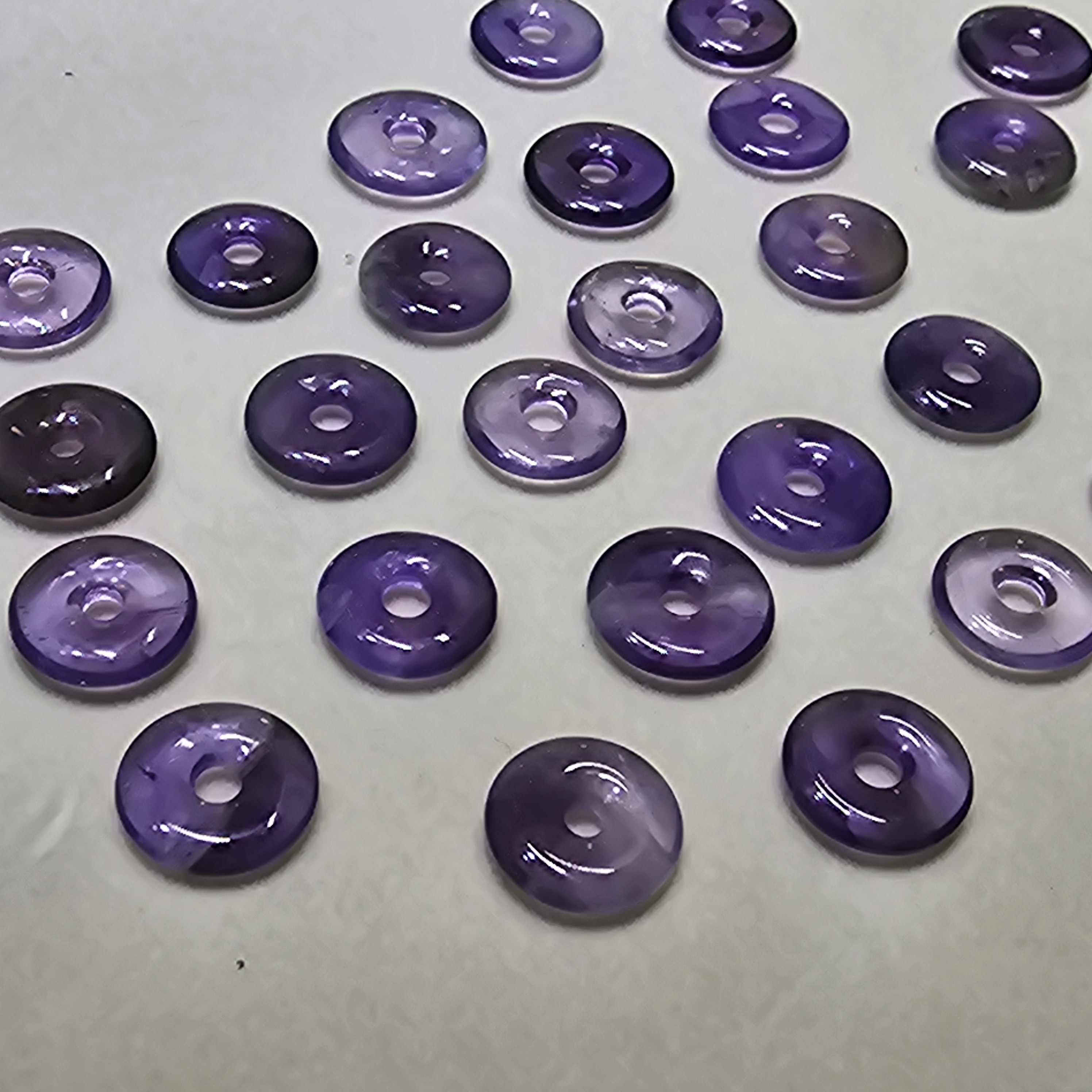 紫水晶平安扣吊咀