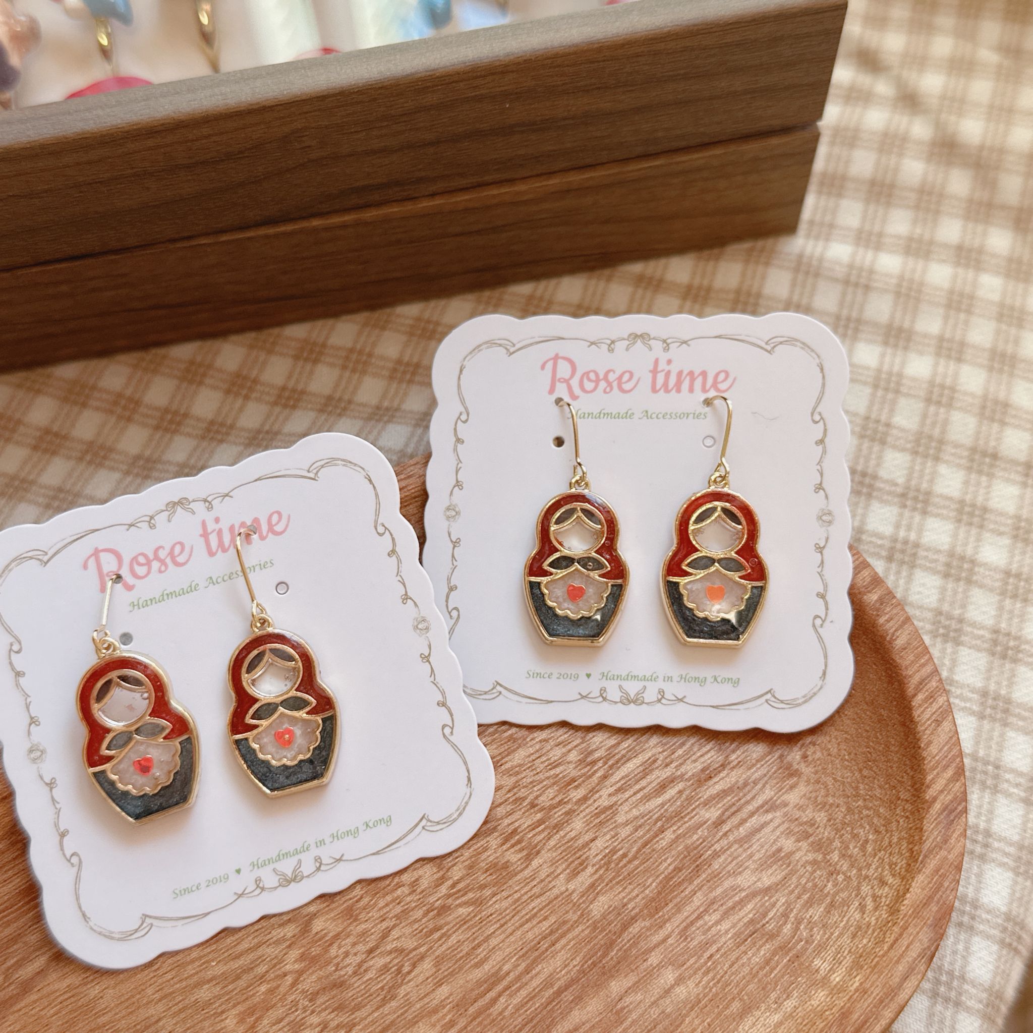 俄羅斯花花 復古絲絨裙 小號