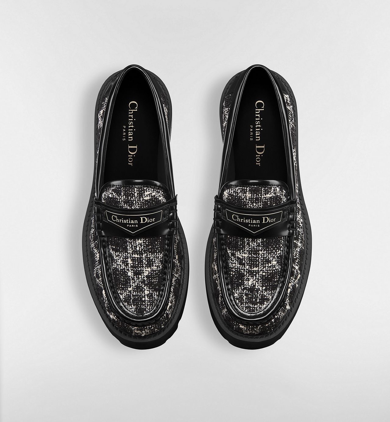 限時優惠✨訂貨🍒Dior 5.5cm厚底 Boy Loafer Tweed 面料~ Size 36/38/39/40 only