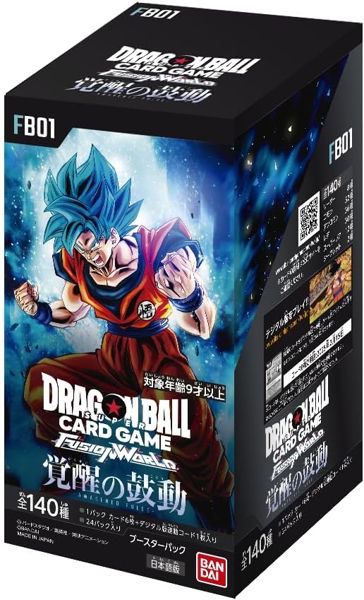 [FB01] DRAGON BALL SUPER CARD GAME FUSION WORLD 補充包「覚醒の鼓動」 