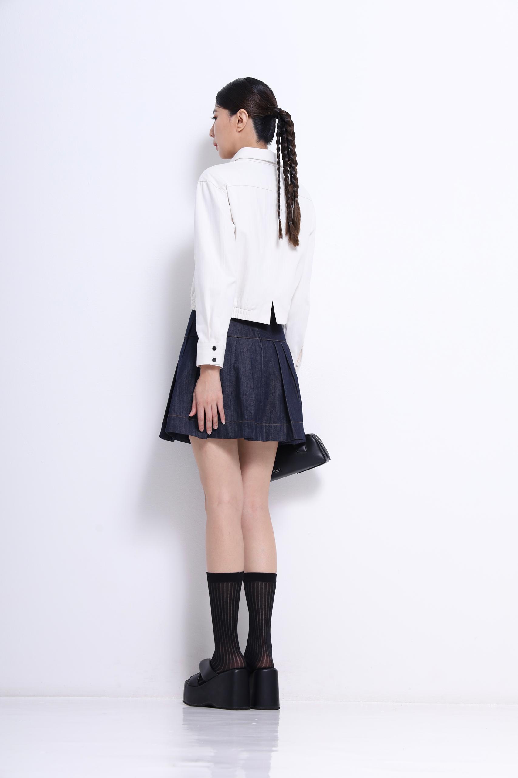 CB2692 COLLARED BUTTON L/SLLV SHIRT JACKET