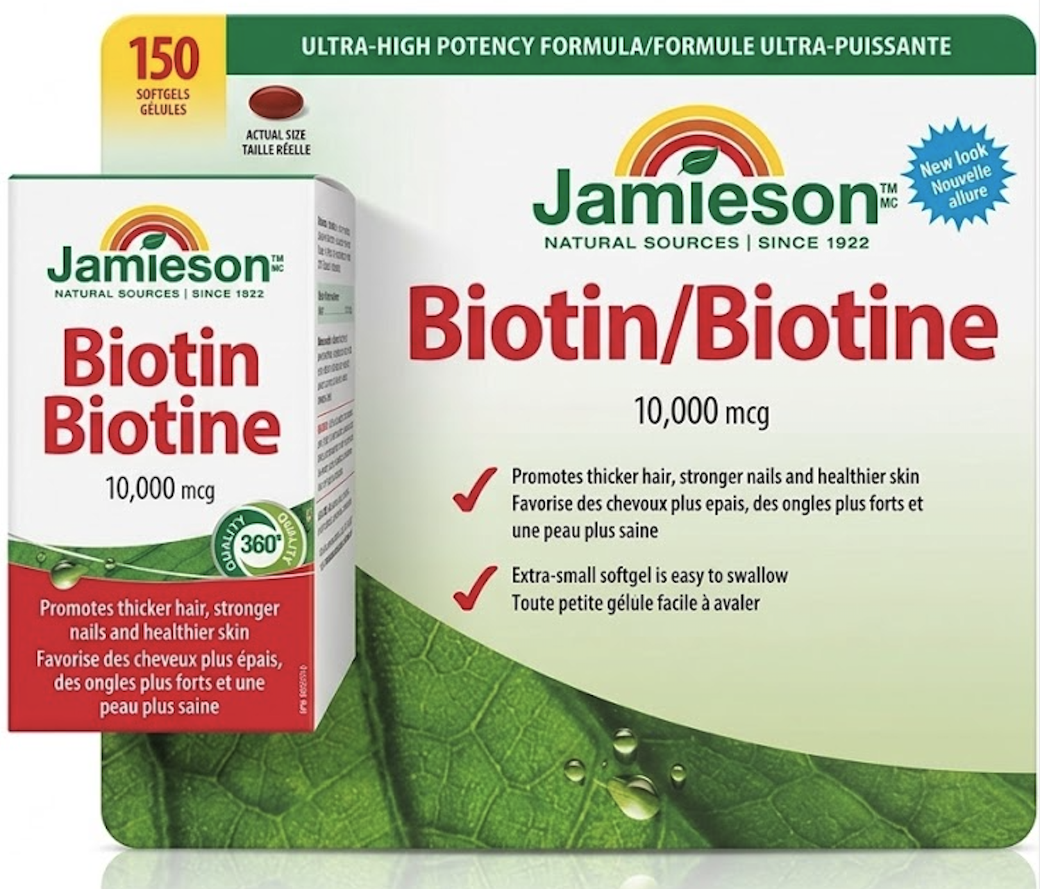 Jamieson Biotin 健美生生物素（10000微克軟膠囊）超值加量裝150粒