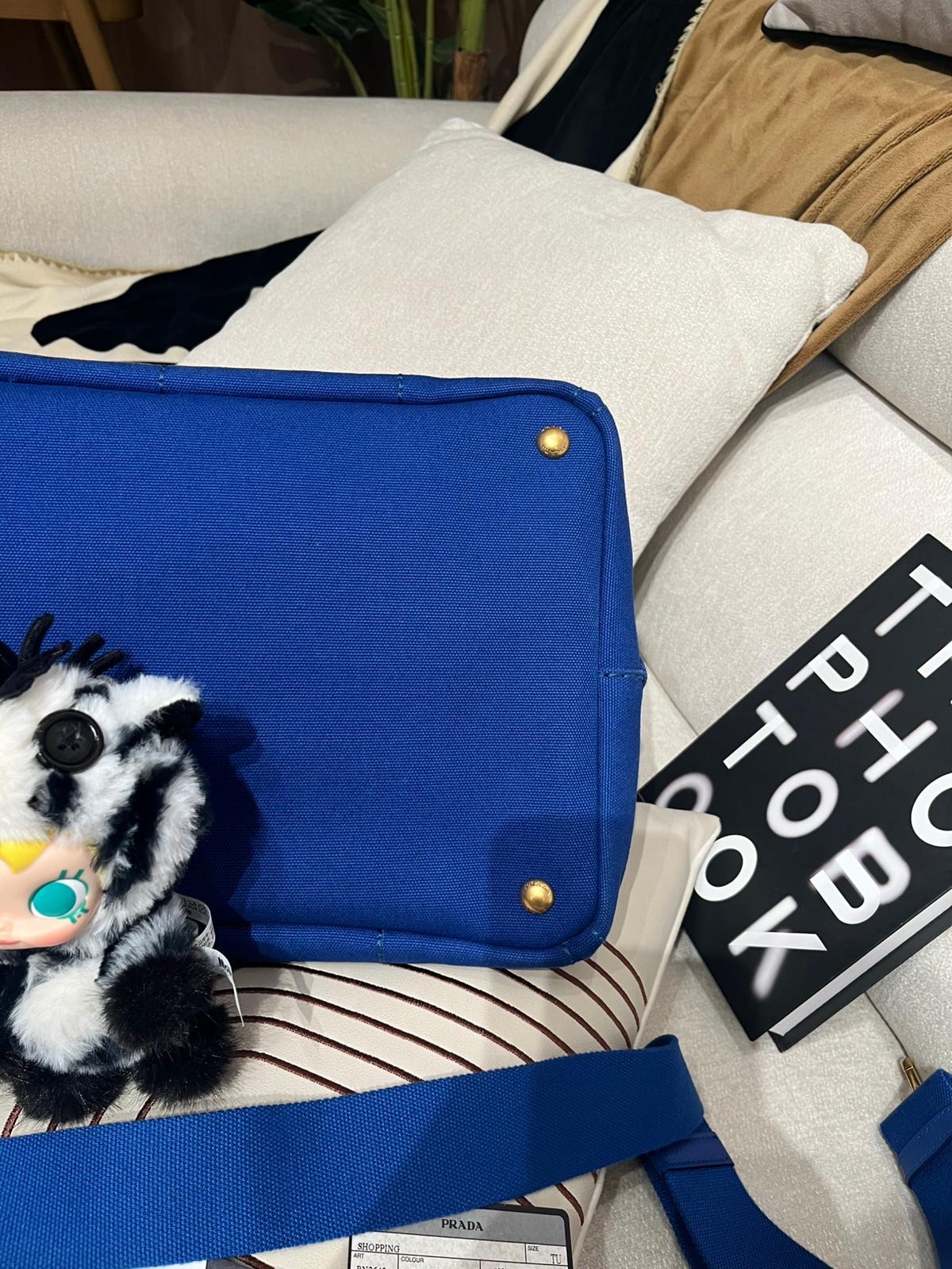 Prada canvas 2way bag BN2642 100%Authentic,98%new