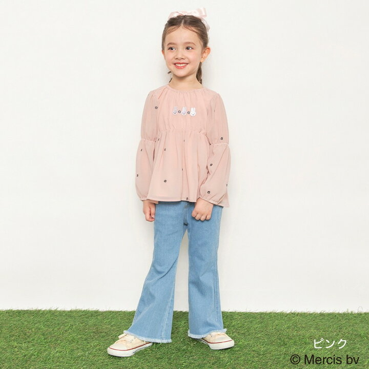 🇯🇵預訂 日本直送🇯🇵Branshes x Miffy系列兩色人物花花刺繡雪紡上衣