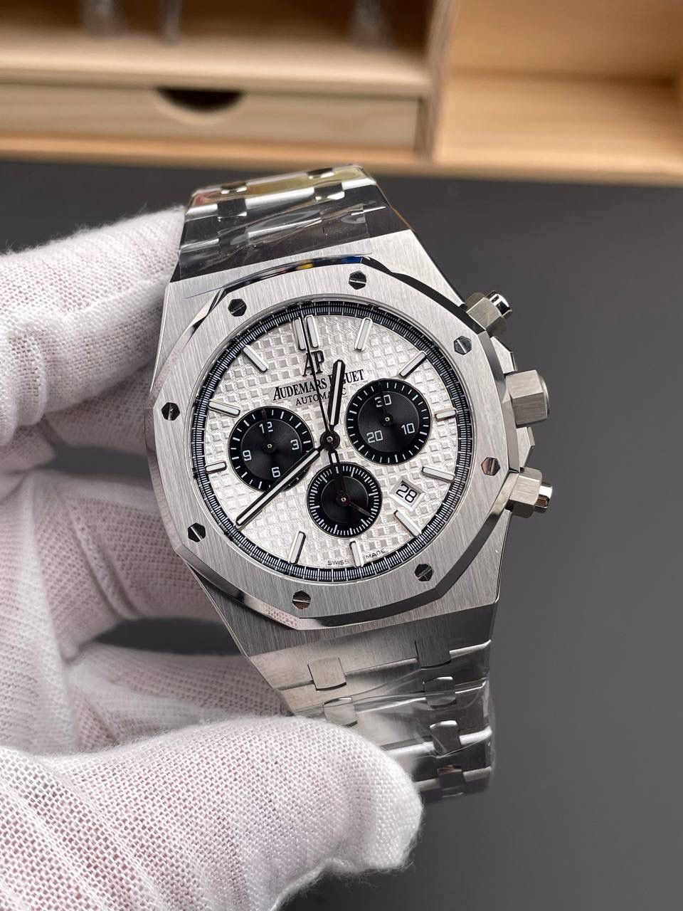 🚀爱彼 皇家橡树26331 白熊猫/41mm/4801机💯