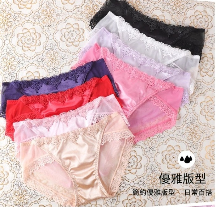 輕薄嫵媚性感蕾絲內褲  買二件贈二件【4入組$ 89.00】
