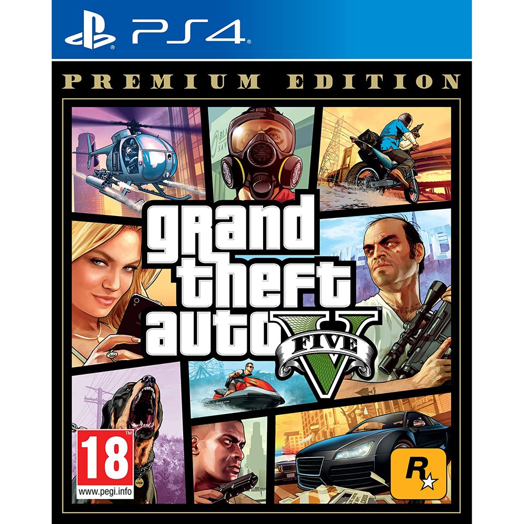 (🔥FLASH SALE🔥) Grand Theft Auto V (GTA V) Premium Edition Full Game (PS4 & PS5) Digital Download