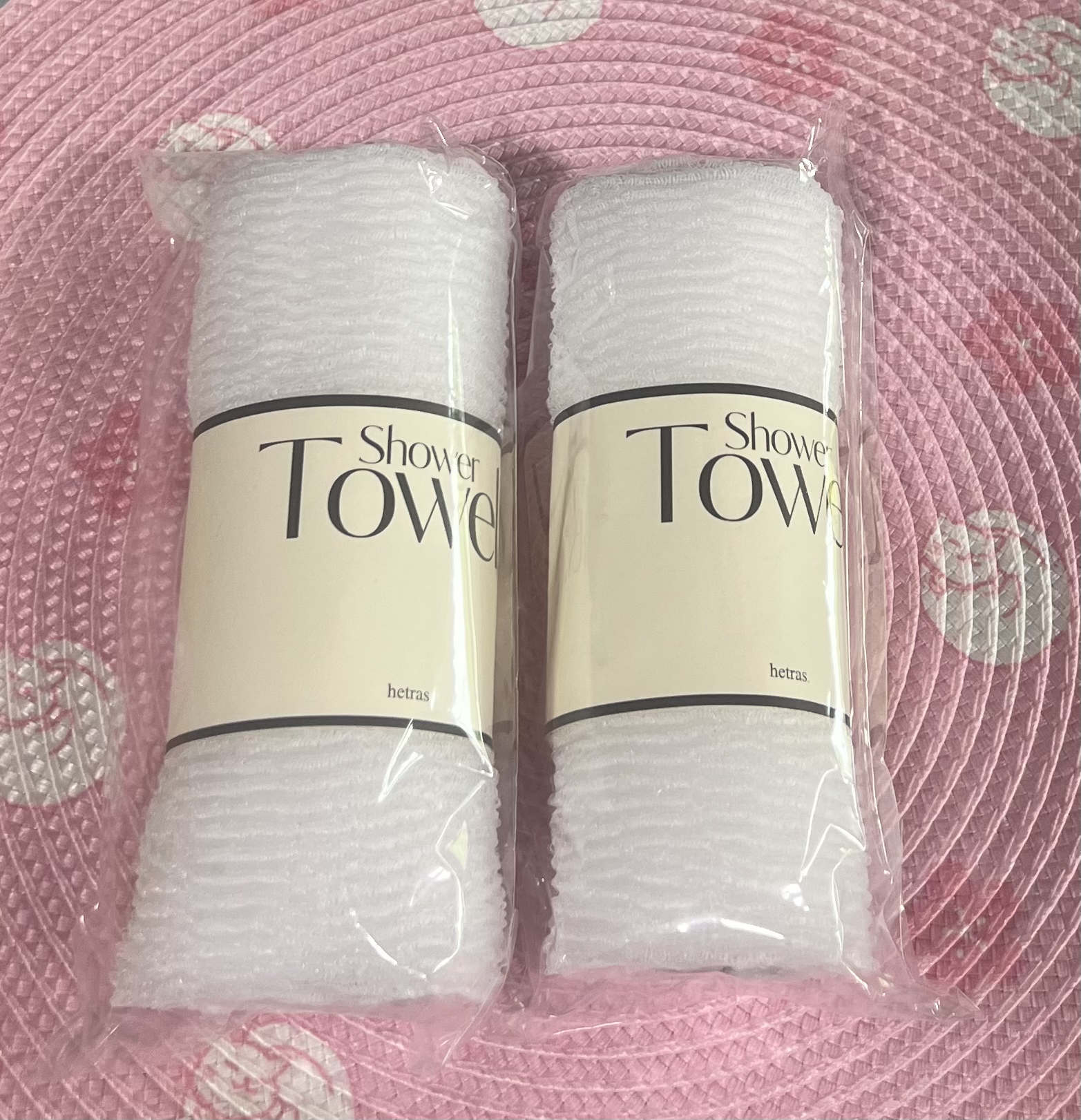 💟現貨💟🇰🇷韓國hetras. BUBBLE SHOWER TOWEL 起泡浴巾