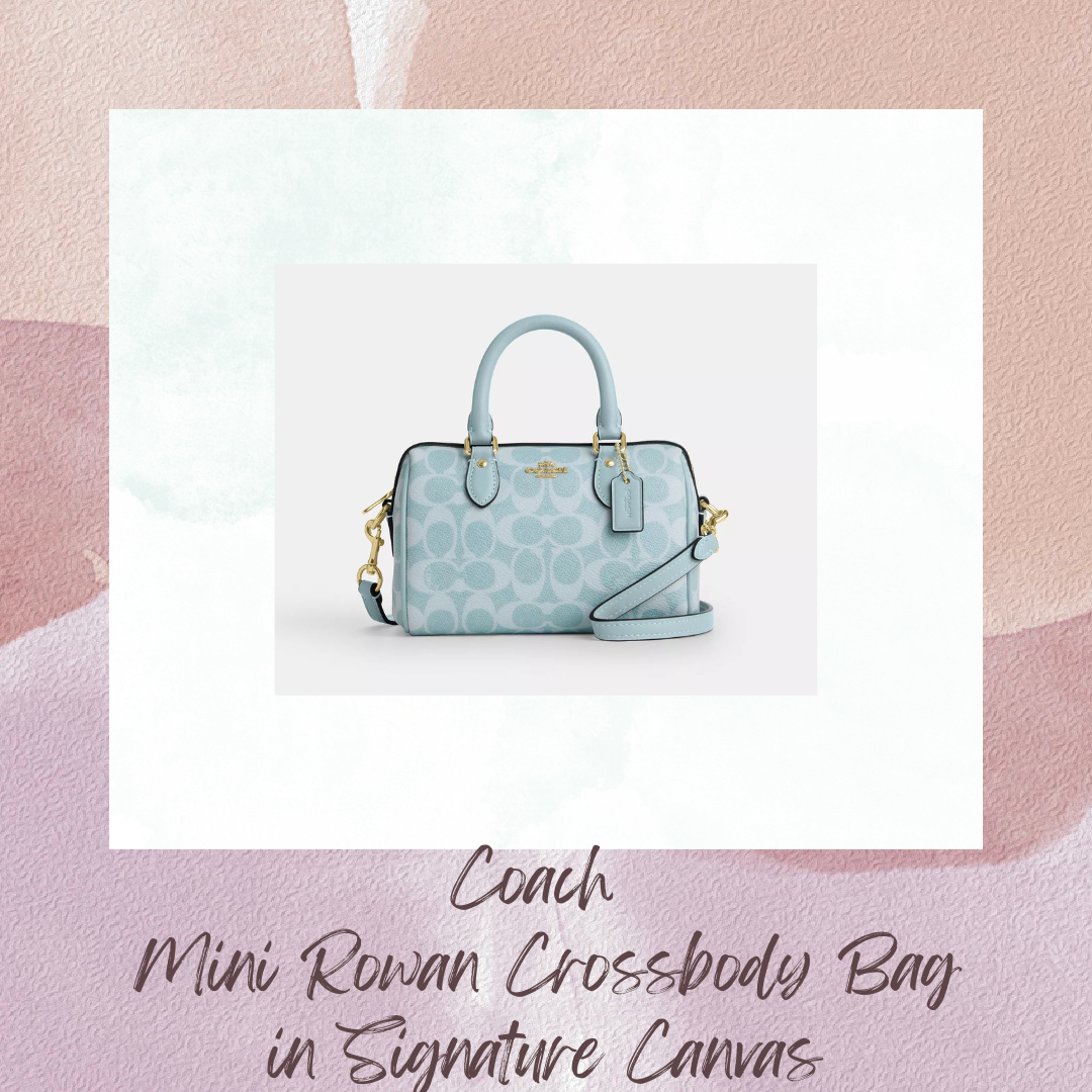 Coach Mini Rowan Crossbody Bag in Signature Canvas (CEY63)