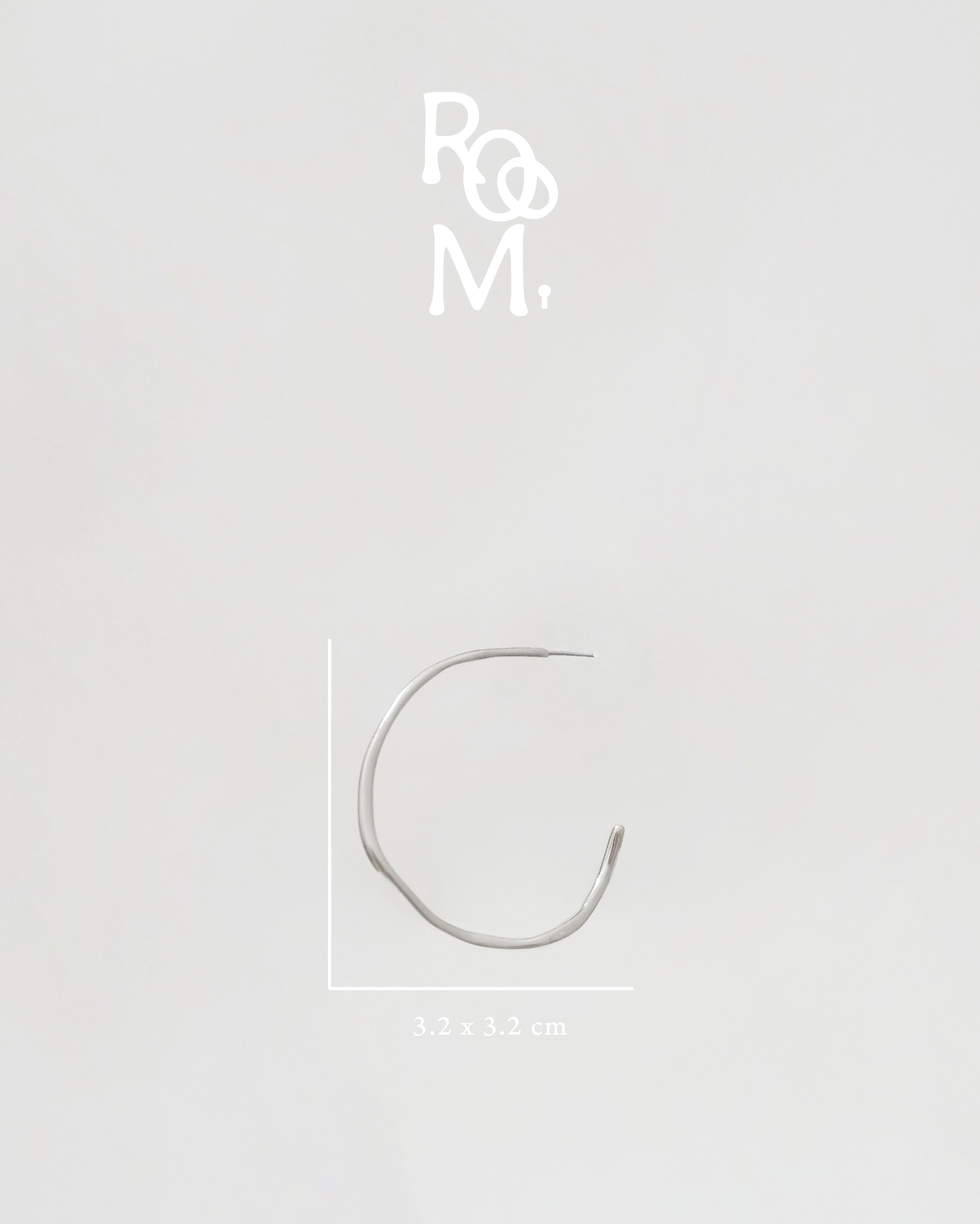 Ethereal Liquid Silhouette Hoops