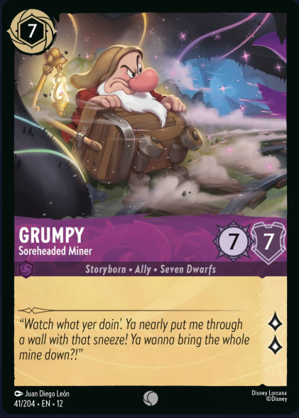 41/204 Grumpy - Soreheaded Miner C