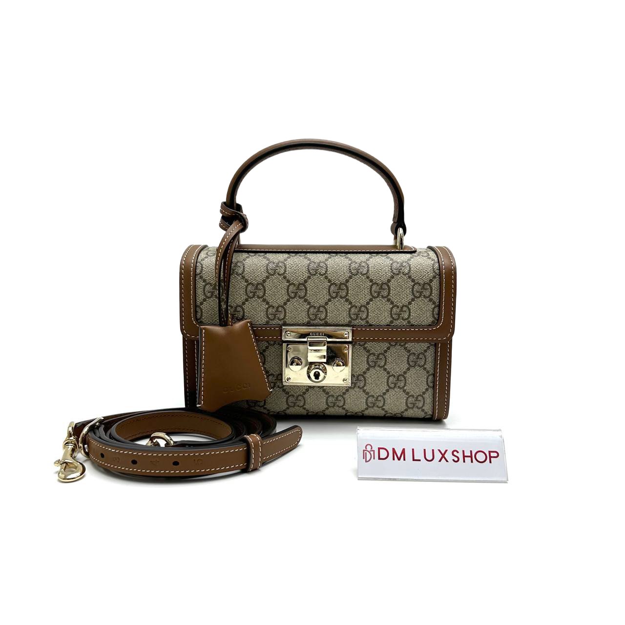 Gucci Padlock Top Handle Small GHW