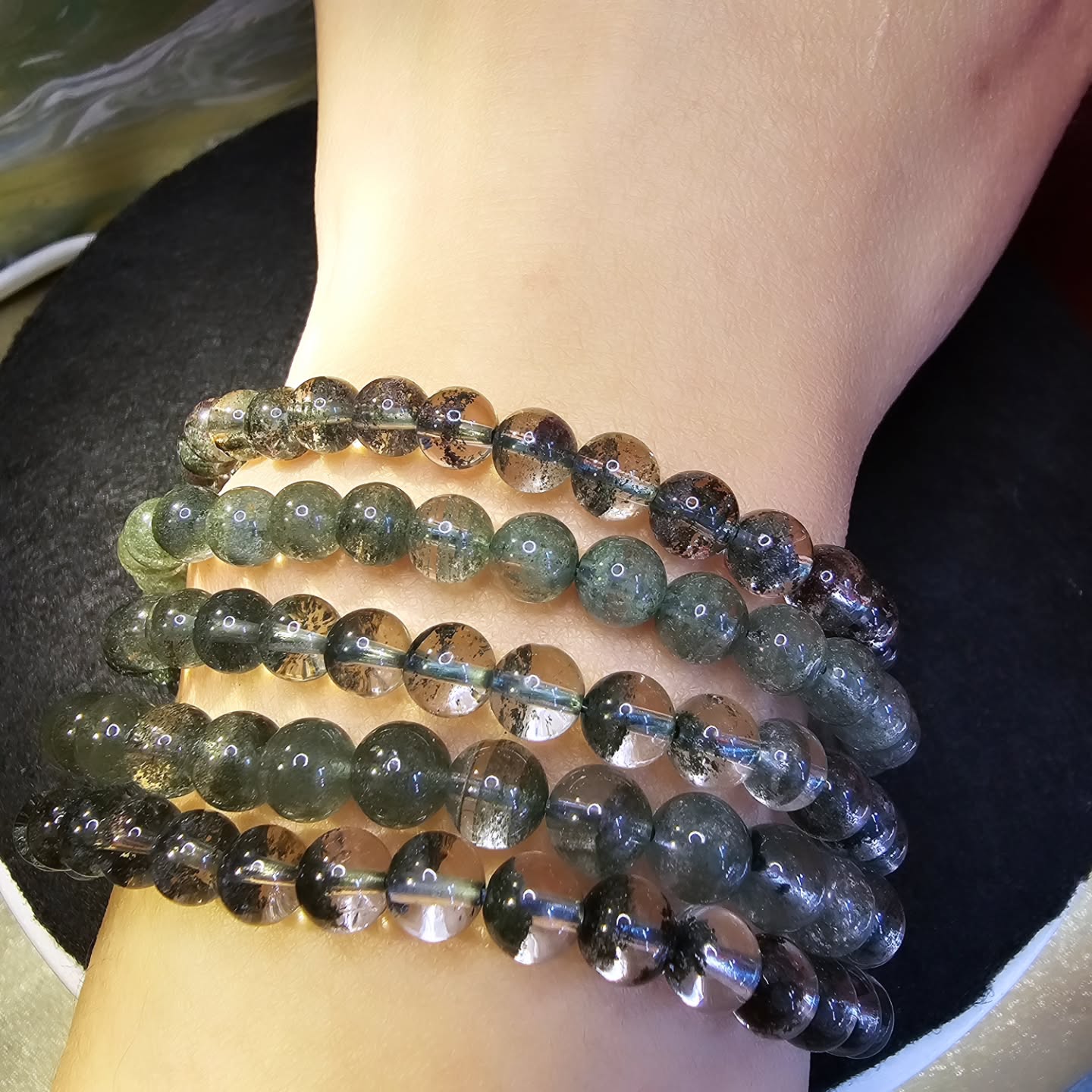 綠幽靈手串(Green-Phantom Quartz)