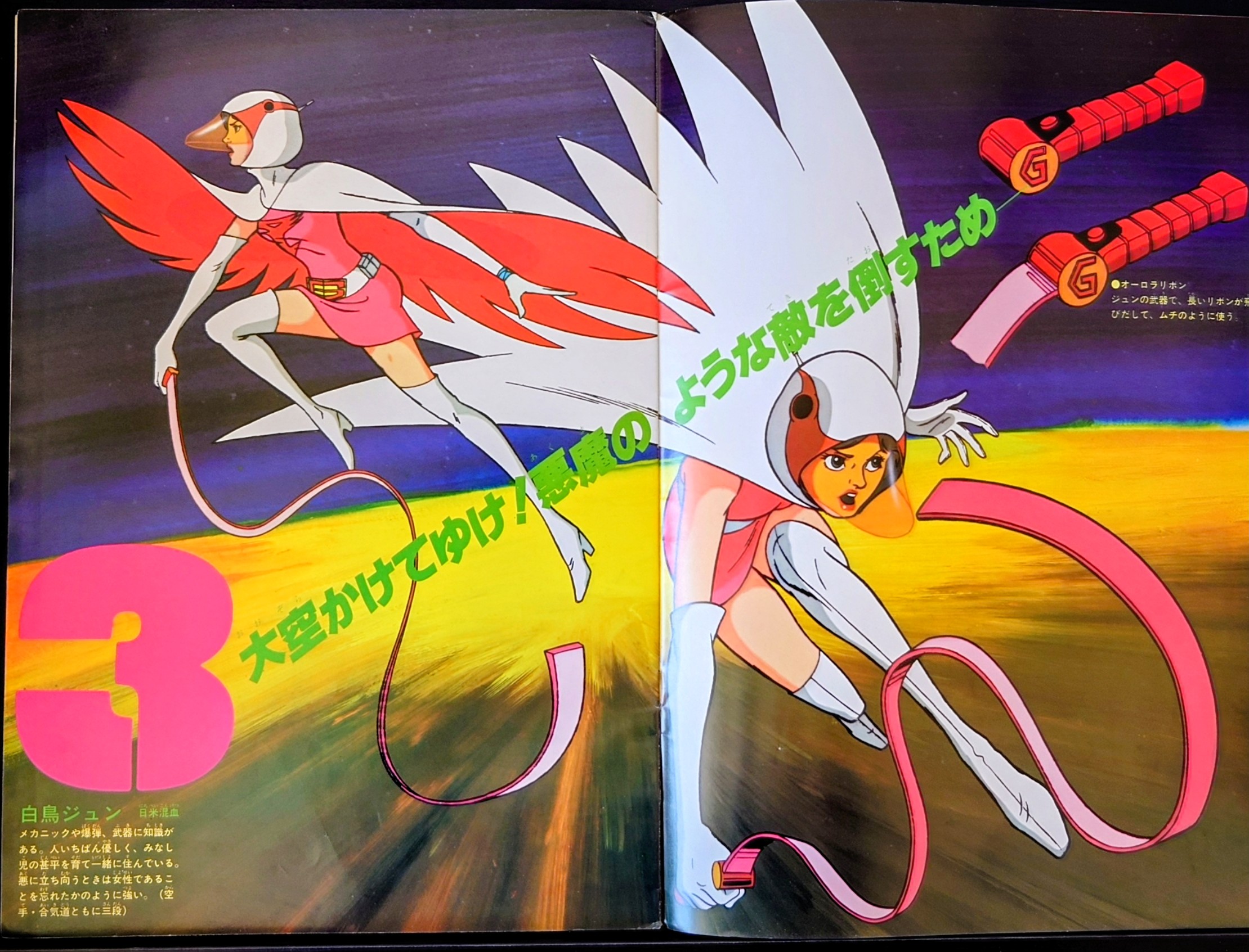 (激罕) 龍之子製作 < 神勇飛鷹俠II - 超冒險浪漫系列10 > 1979 B4大型特刊