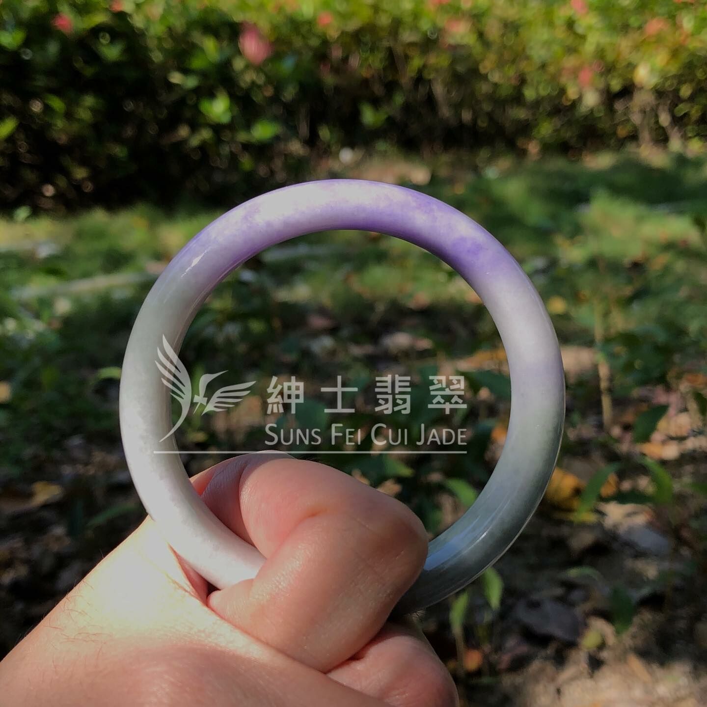 濃色藍紫福鐲57.6mm