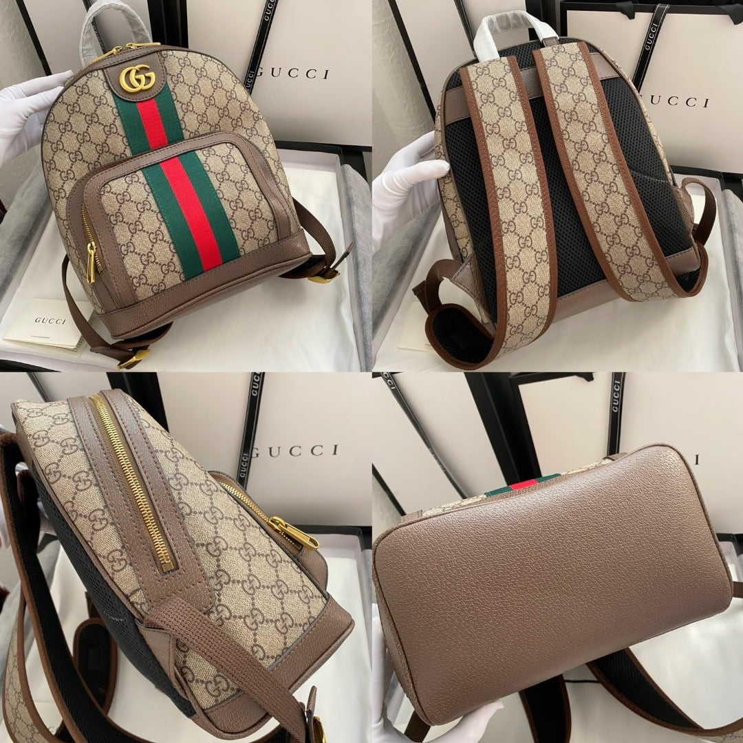 Gucci GG ophidia雙肩包 禮盒包裝