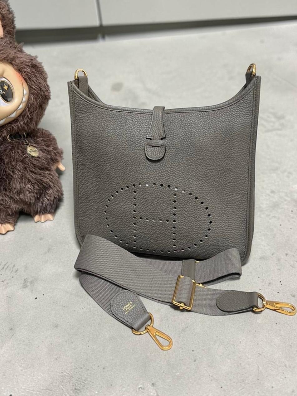 Hermes Evelyne 29 Stamp C 錫器灰金扣etain 100%Authentic, 98%New ✅Dust bag