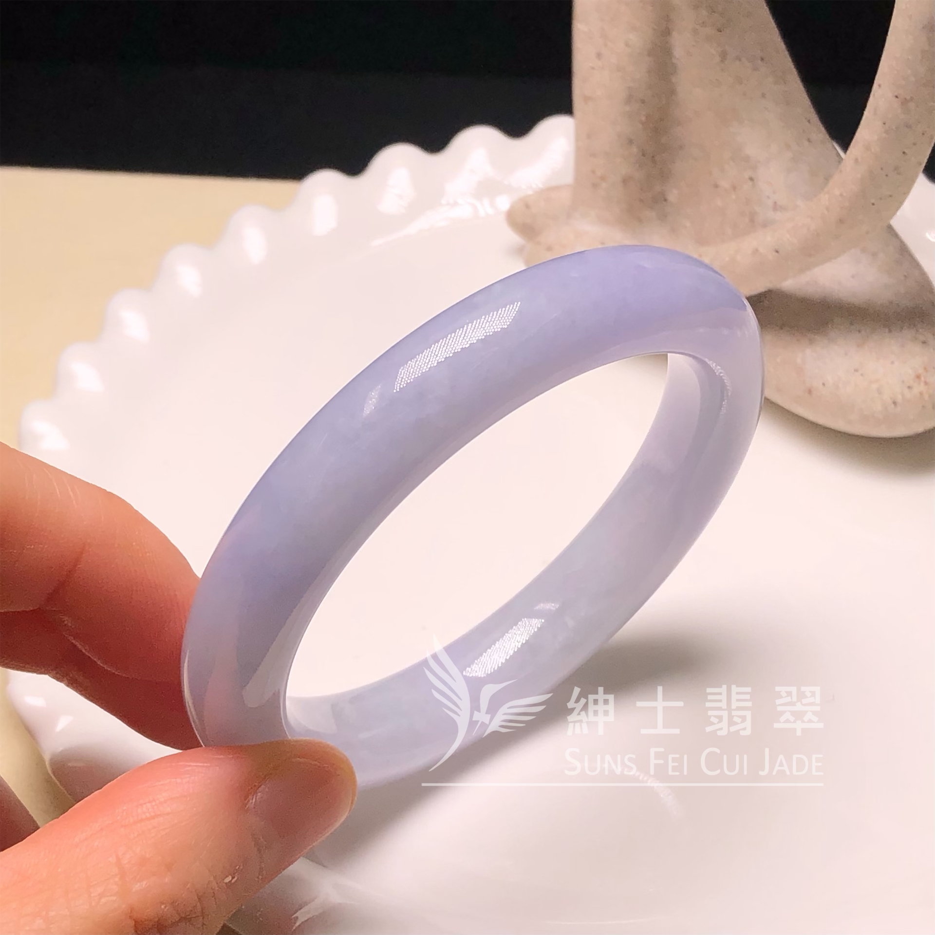 C06744 茄紫福鐲53.9mm