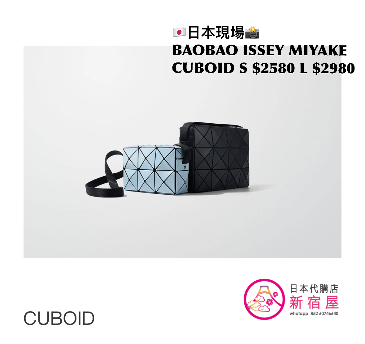 BAOBAO ISSEY MIYAKE CUBOID S/L