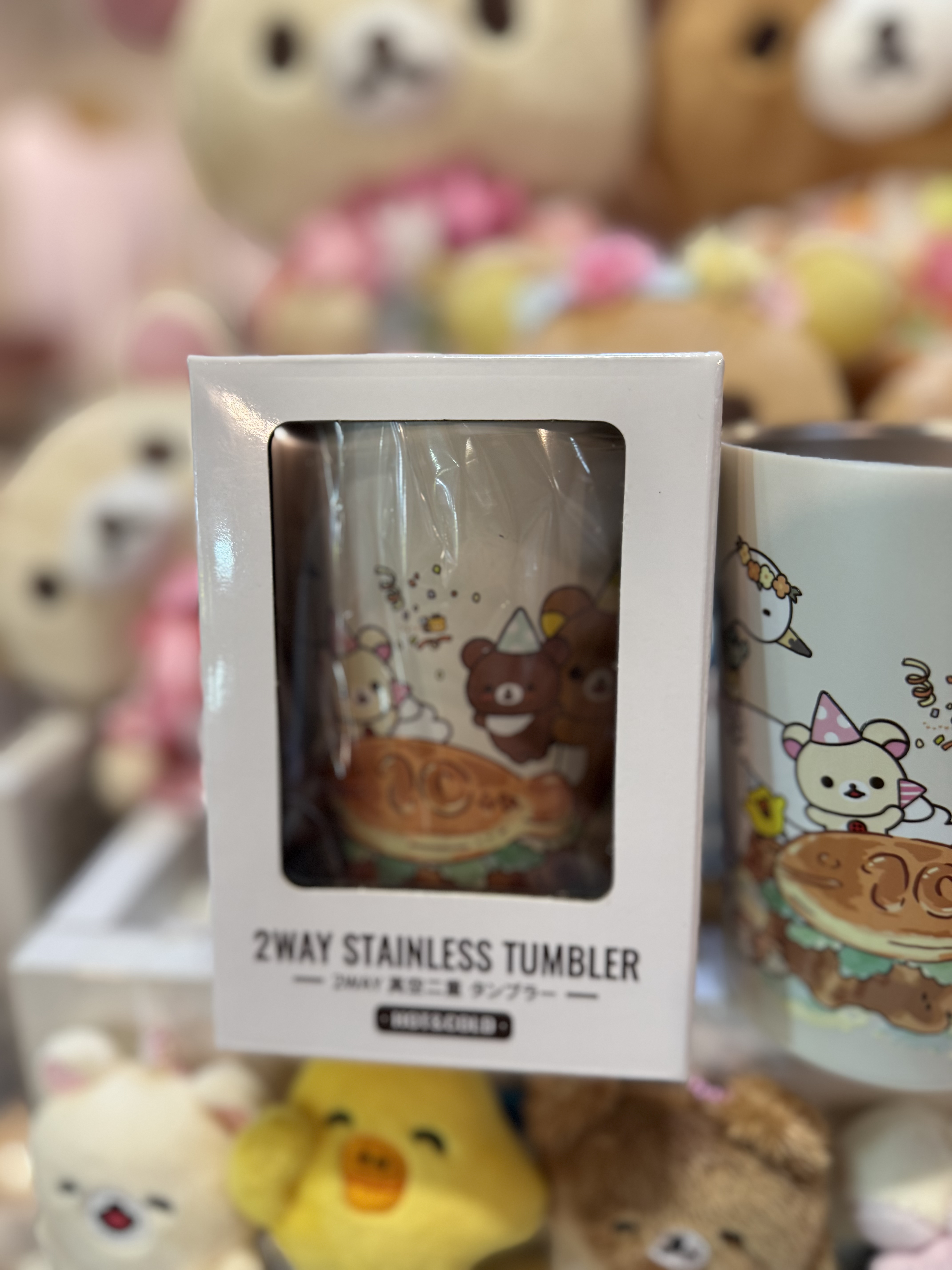 《現貨》全新日本專店限定 小熊10週年紀念雙重不鏽鋼保溫杯