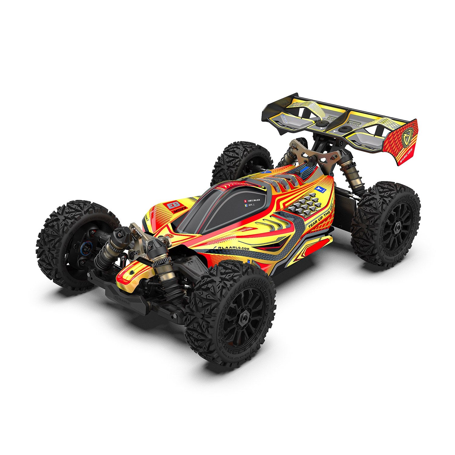 全新 雷拉洛 RLAARLO 1:8 龍鱗騎士 DSK 競速越野車 | 4WD 驅動 | 4274-2050KV 無刷馬達 | 180A 無刷電變 | 並支援最高 6S 電池  | 碳纖維版本
