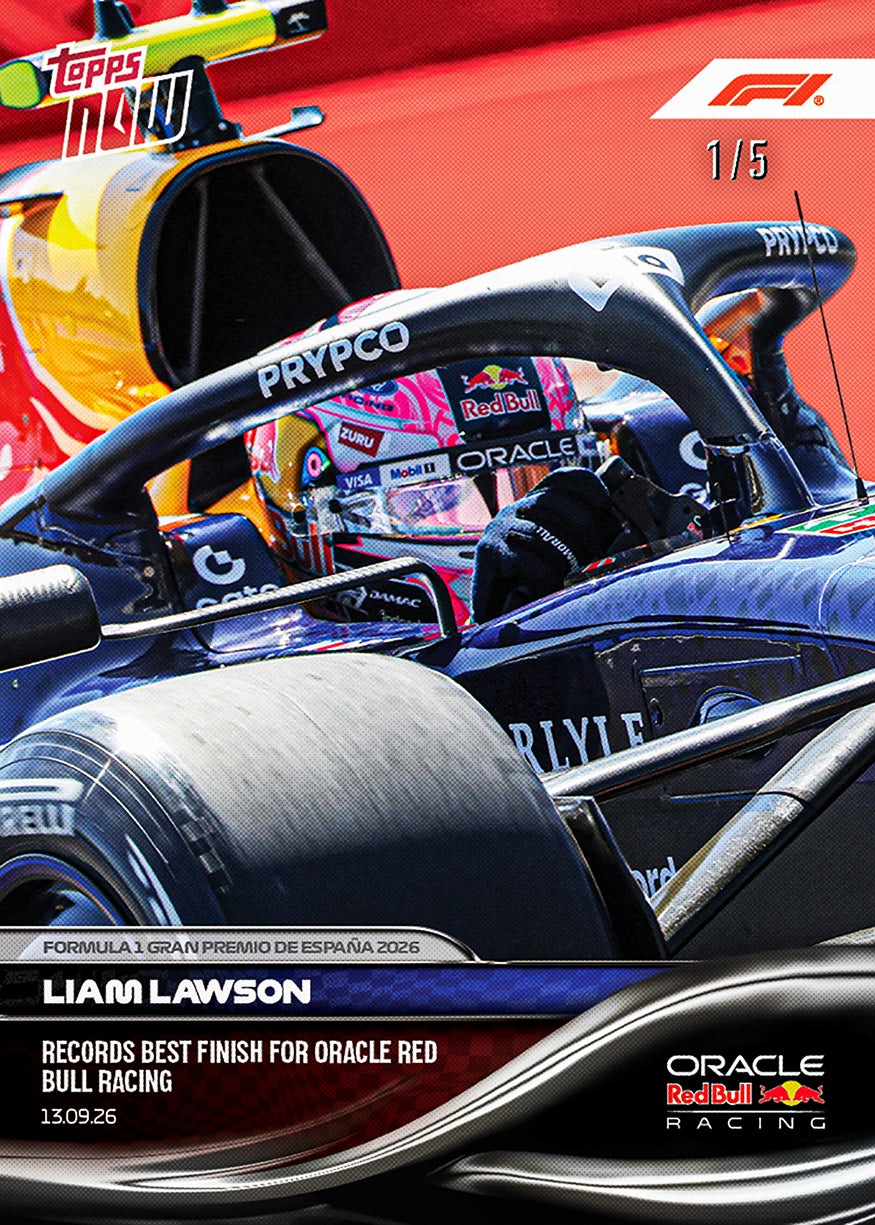 Liam Lawson - 2026 Formula 1® Topps NOW® #60【團購】