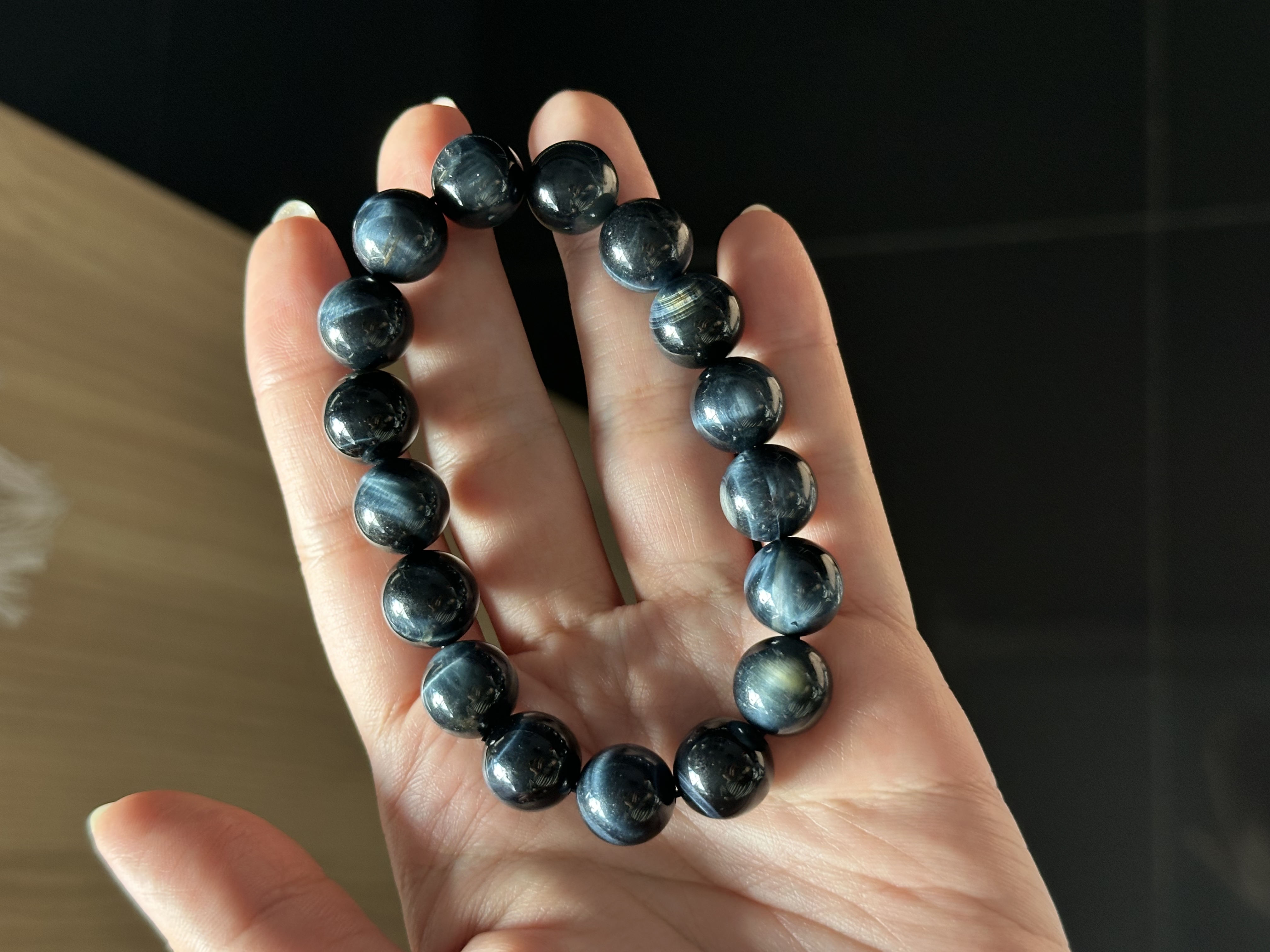 蓝虎眼 ｜ Blue Tiger’s Eye 12mm+