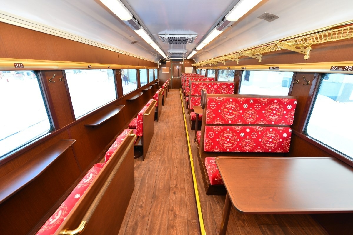 KATO SL冬季濕原號 北海道旅遊列車五節客車泊車廂