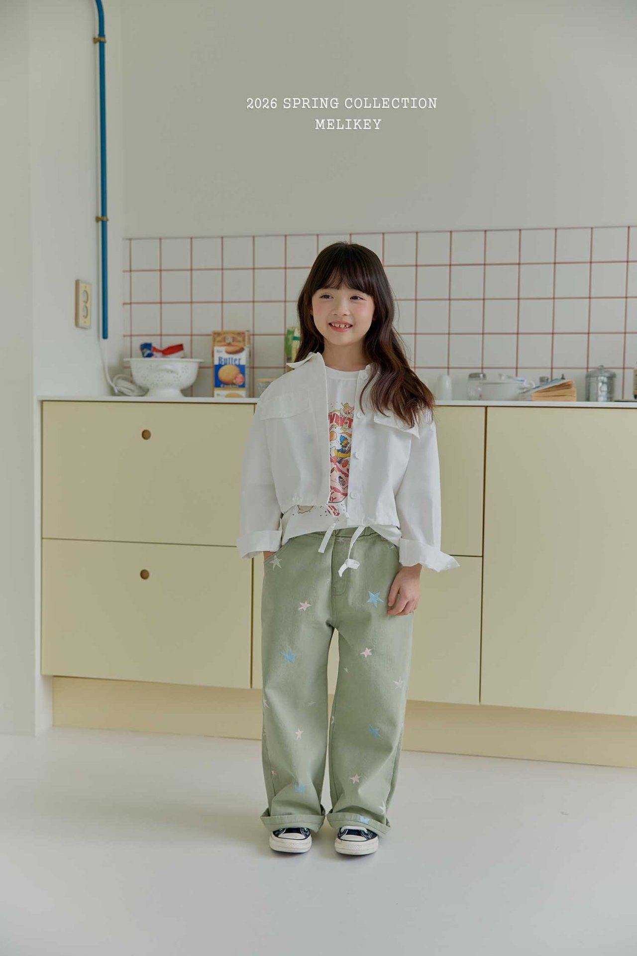 短身外套 / 星星長褲