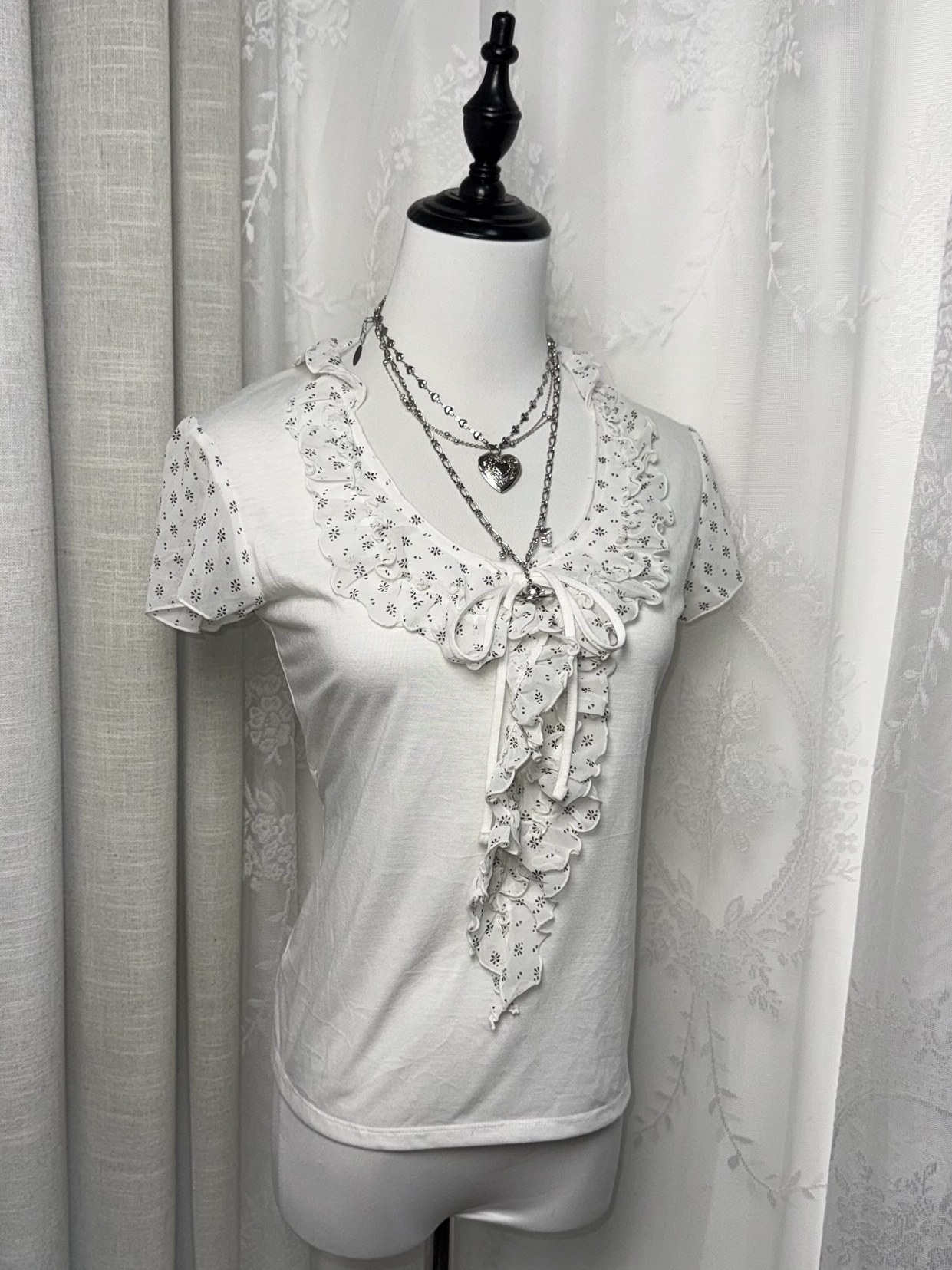 Nana J-Fashion Sweet Retro Flower Top