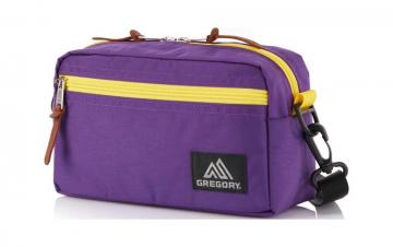 Gregory Padded Sholder Pouch M/Purple x Yellow 65380-4161
