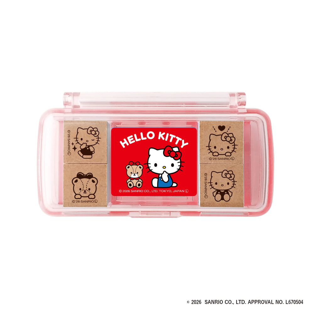 現貨｜Sanrio Hello Kitty 日本製 迷你 印仔 套裝 (SGM-039)