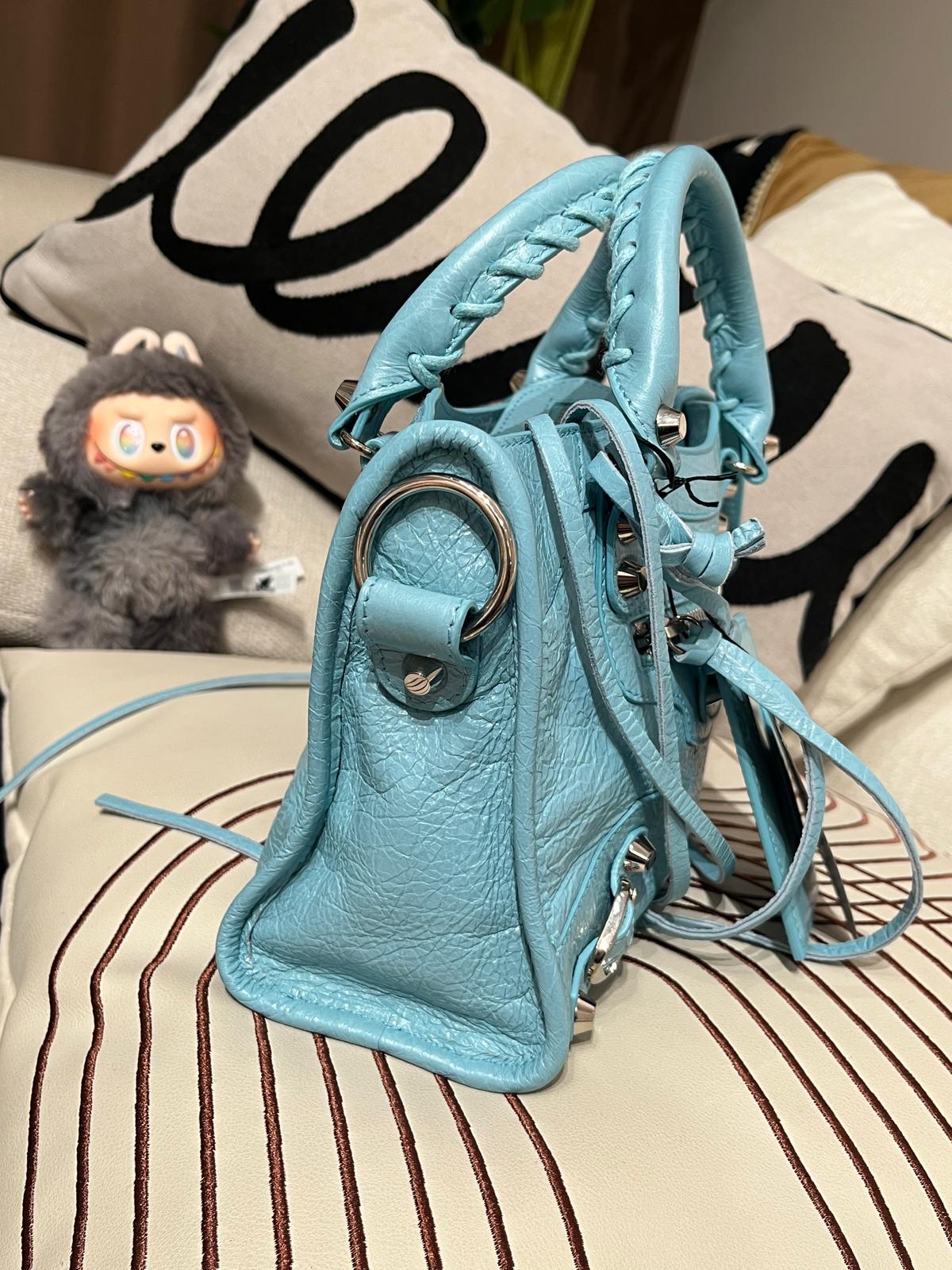 Balenciaga City Light Blue 100%Authentic, 99%New 