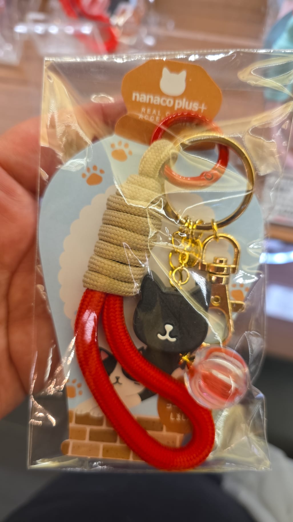 nanaco plus 赤風船bag charm
