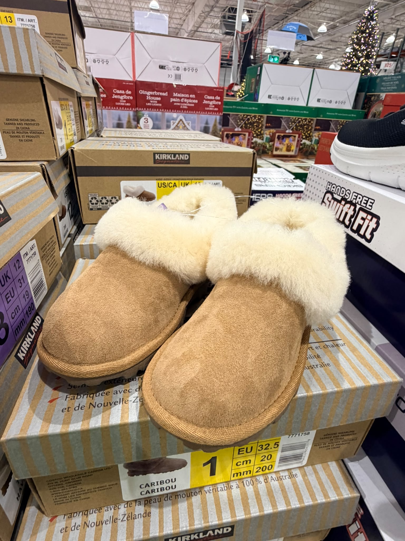 澳洲Costco快閃  Kirkland Signature 兒童羊毛拖鞋靴 