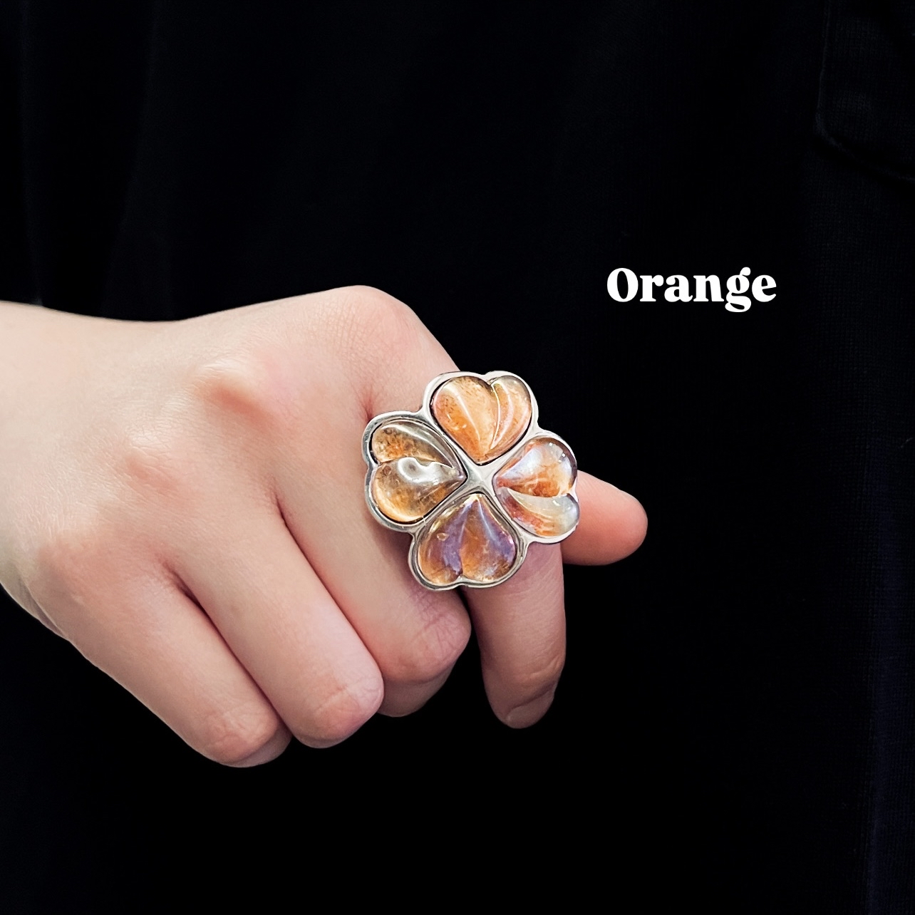 🇪🇸Otro Accesorio 心心四葉草戒指