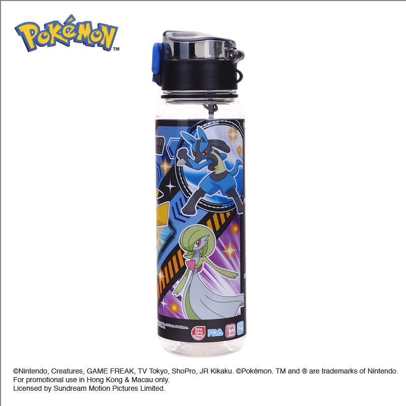 Pokémon 700ml BPA & BPS Free Water Bottle with Strap 膠水樽連手繩