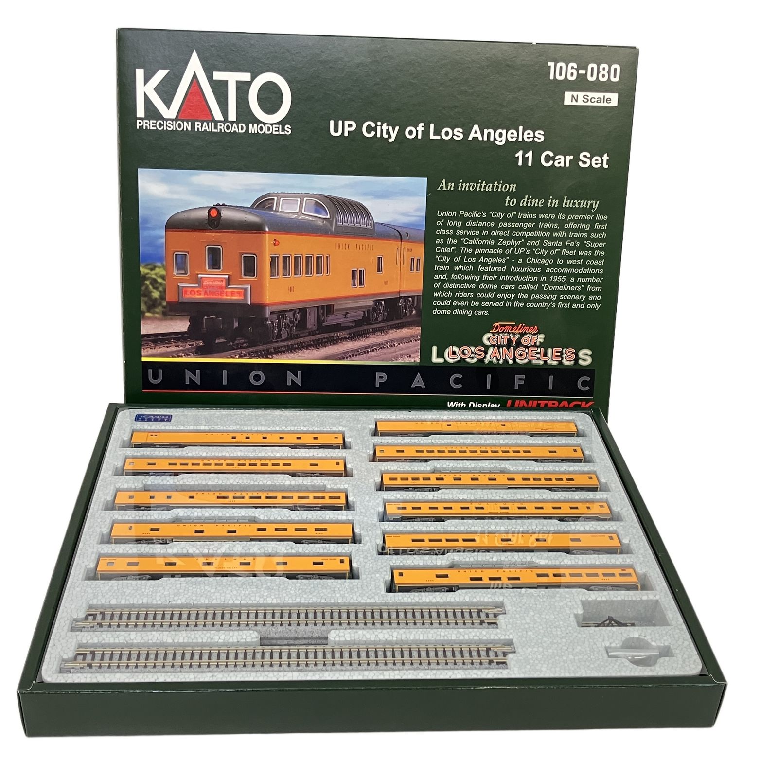 Kato 106-080 Union Pacific City of Los Angeles 11 car set N 