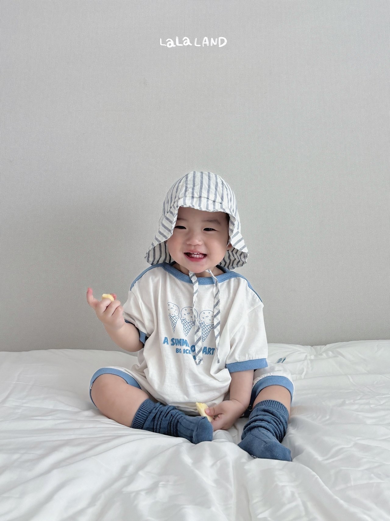 Lalaland | ice cream suit(Blue 12m)