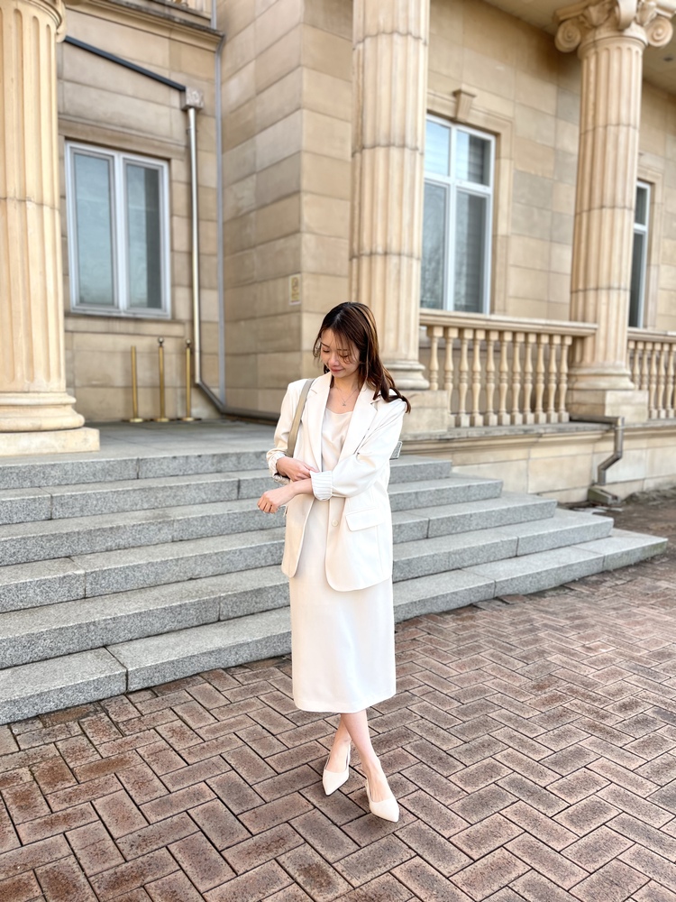 Atelier Relaxed Blazer (Ivory)