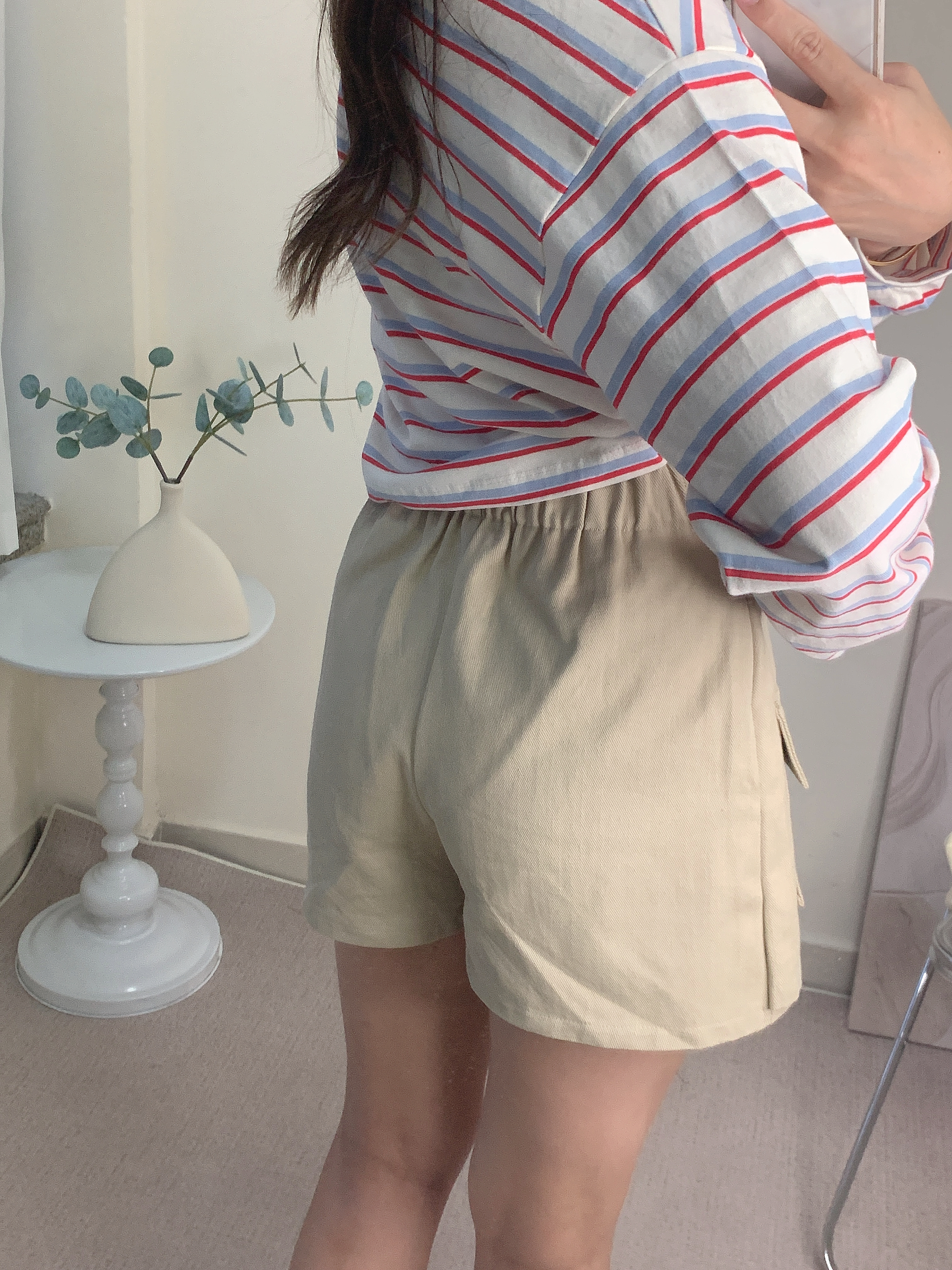 《現貨》KR🇰🇷斜布工裝短裙褲