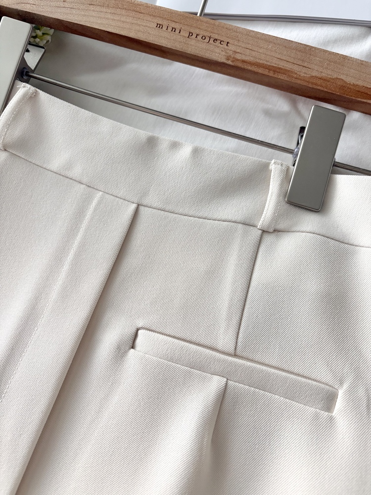 Belted Pencil Skirt (Blue)