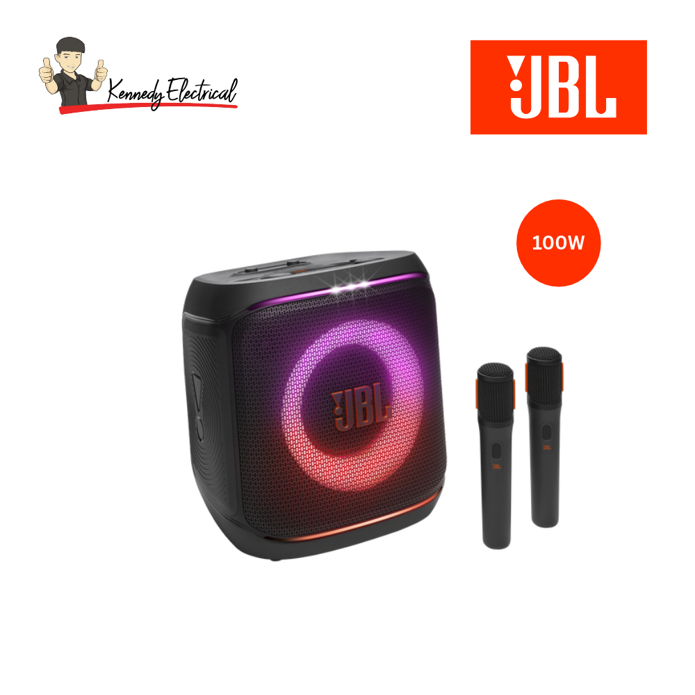 JBL PartyBox Encore Portable Bluetooth Party Speaker with 2 Wireless Mics